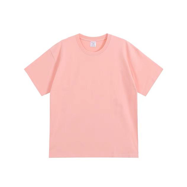 

Unisex Heavyweight 400g Double Yarn Cotton Half Sleeve T-shirt for Men & Women, Thick & Opaque, Perfect for Summer. XXXL (200-230 Jin)