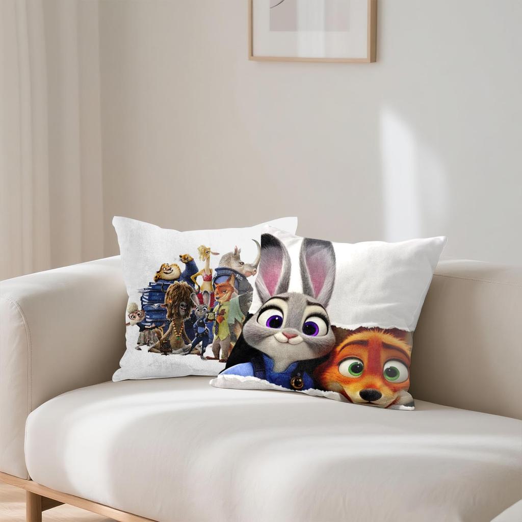 Printed Pillowcase Square Pillowcase Sofa Pillowcase No Core Comfortable Pillowcase