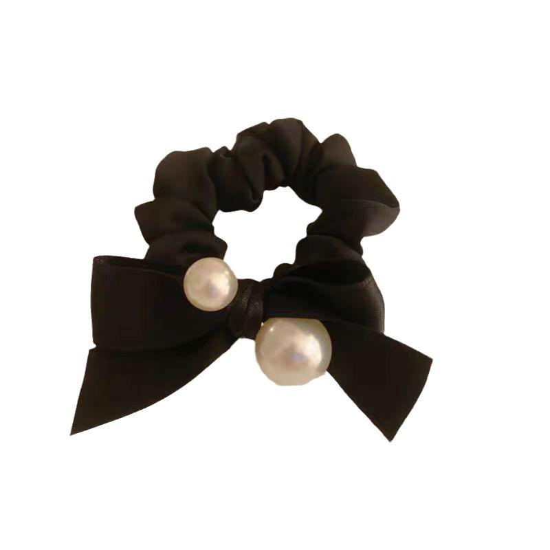 Bow Pearl Hair Rope: 2024 Korean High-Grade Hair Accessories for Women