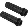 HDBUBALUS Motorcycle Hand Grips Cable Throttle Handlebar Grips Fit for Harley Dyna Softail Touring Road King Road Glide Sportster 48 72 883 1200