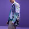 Li Ning X STEVEN HARRINGTON Skateboard Shirts Unisex Multicolor Lapel Moderate Shirt ASHR139-1