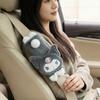 Hello Kitty Car Seat Set Plush Pillow Blanket Seatbelt Shoulder Strap For Kids