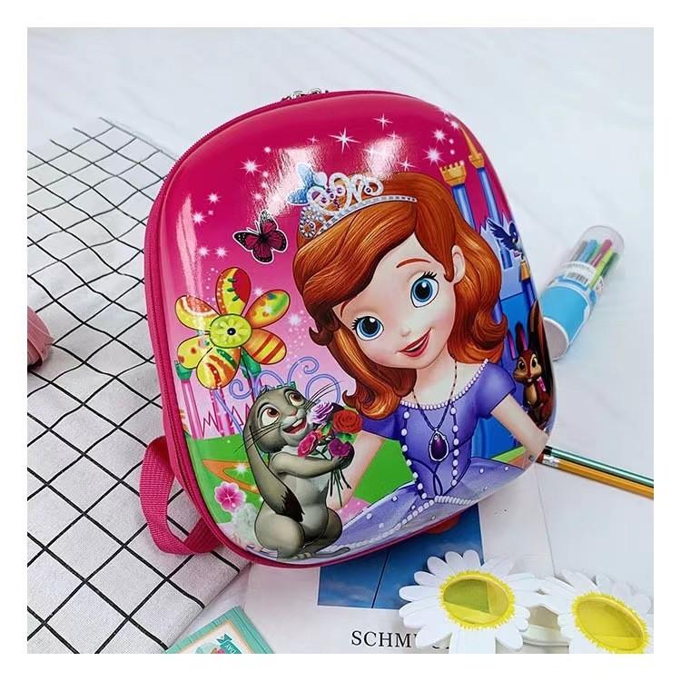Cartoon Car Cute Printed Backpack Children Backpack Suitable For Outing School
