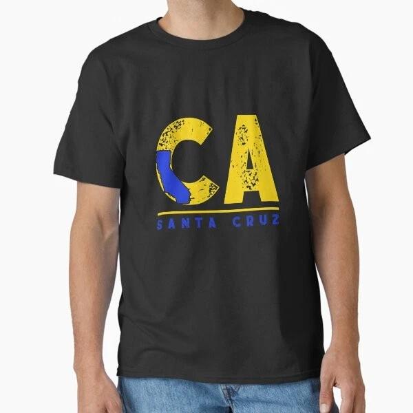 California Ca Santa Cruz Classic TShirt Made In UsaAus TShirt S2xl S