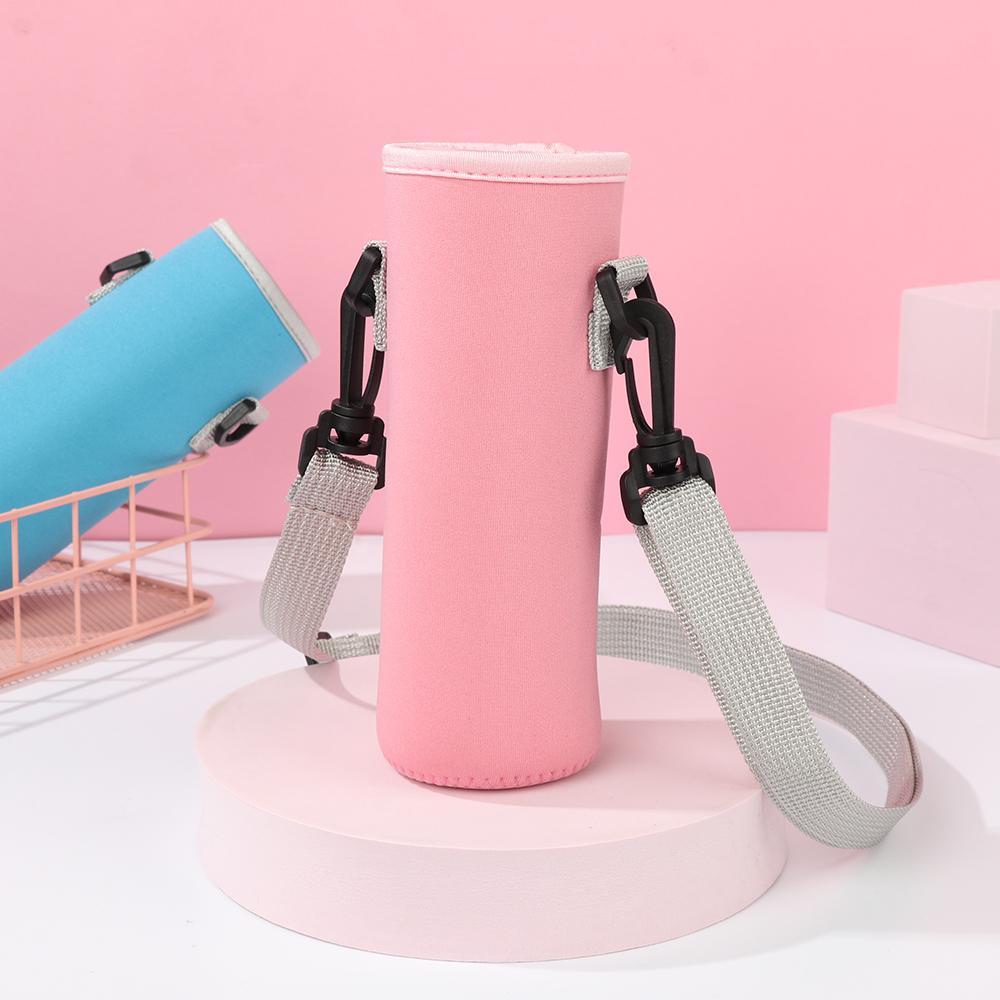 Useful Pouch Portable With Strap Vacuum Cup Sleeve Water Bottle Case Water Bottle Cover Cup Sleeve