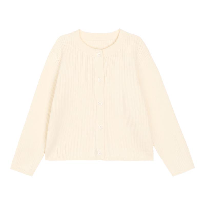 LUSON Baby Girl Cotton Knit Cardigan