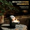 Little Buddha Statue Candle Holder Simplistic Buddha Statue Candle Holder Vintage Buddha Tealight Holder Home Chinese Decoration