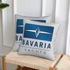 Bavaria Yachts Blue Silver Logo 2 Pcs Square Pillowcase Pillow Cover Cushion Comfort Throw Pillow For Home Bedroom
