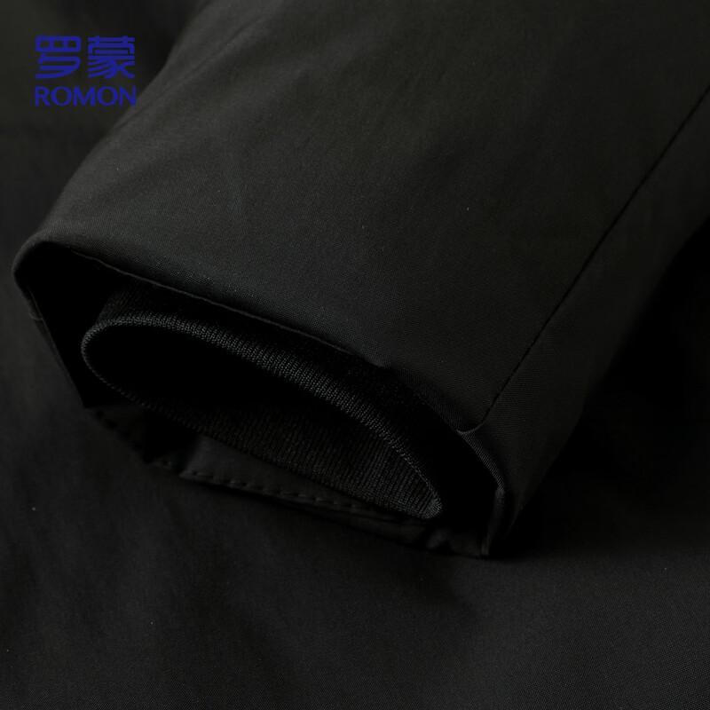 ROMON Men's A02 Winter Warm Hooded Business Casual Padded Jacket