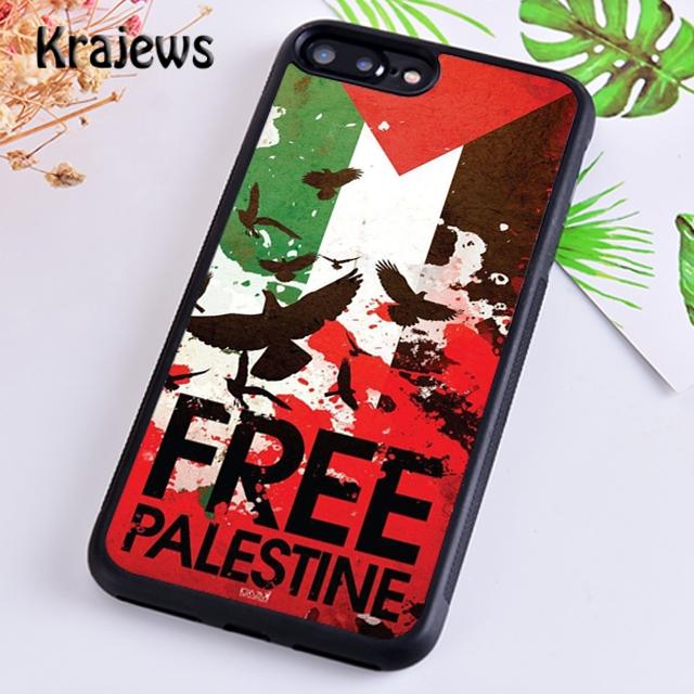 

Krajews Love Free P-alestine Flag Phone Case Cover For iPhone 17 Air 15 14 plus 12 13 pro max coque iPhone 16plus