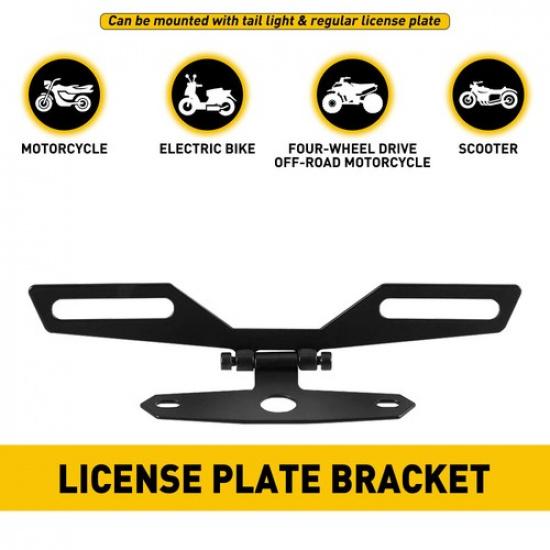 Motorcycle ing License Plate Holder Bracket Mount  Car Accessories