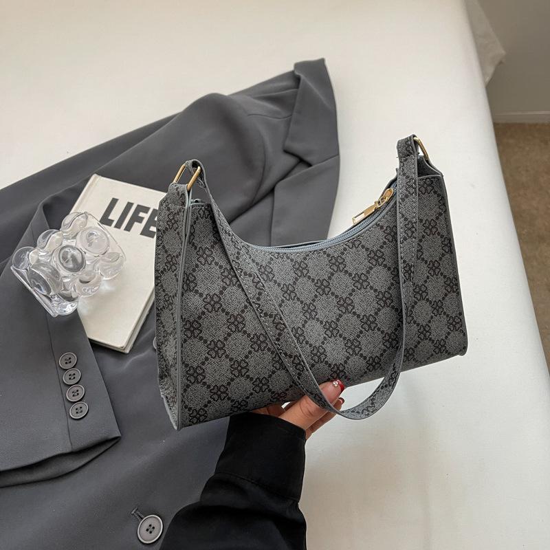 

Модная повседневная модная сумка-полумесяц, простая, через плечо, подмышками, женская сумка 2024 года, летняя, новая, ретро, сумка для поездок на работу