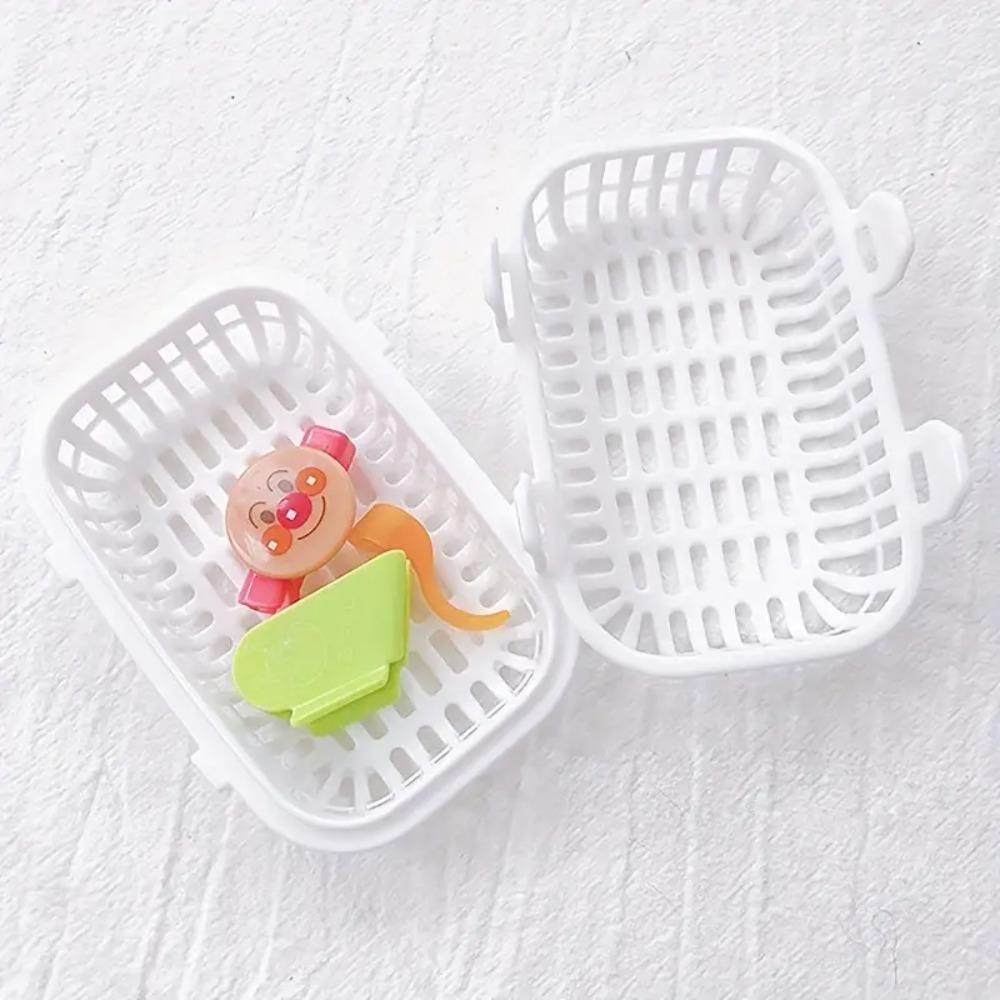 2pcs Japanese-style Dishwasher Small Items Basket White Cutlery Cleaning Basket Chopstick