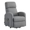 Power Lift Recliner Chair, Electric Lift Chair for Elderly, Infinite Position Adjustment, Linen Fabric, High-Resilience Foam, with Side Pockets,
