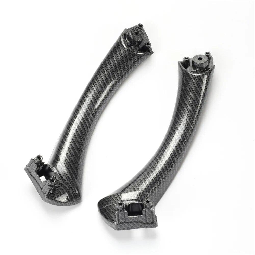 Car Interior Passenger Door Handle Pull Carbon Fiber Kit RHD LHD For BMW 3 Series E90 E91 E92 316 318 320 325 328i 2004-2012