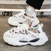 Men's shoes new 2025 spring student lightweight trend versatile sports casual shoes men's thick-soled wear-resistant dad shoes