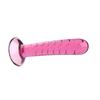 Feminine Products Masturbator Suction Cup Thread Crystal Simulation Dildo
