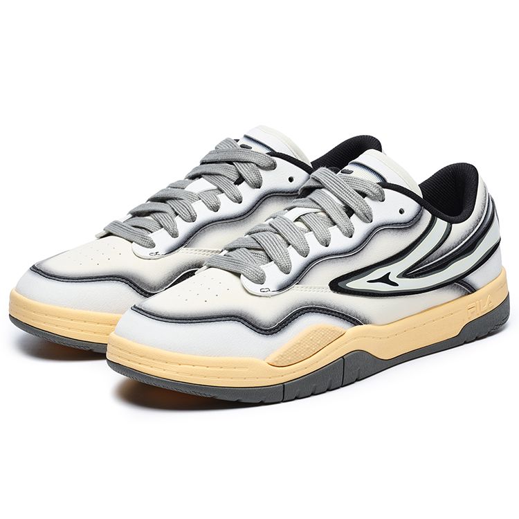 FILA Fusion T88 SKB Fashion Casual Low-Top Skate Shoes Women sneaker Off-White T12W232313FAB