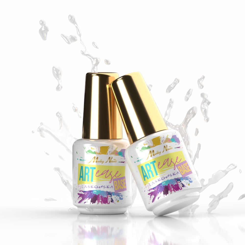 Base Facilitating Work With Art Decoration Ease Base Molly Nails By Laskovska Hema/Di-Hema Free Clear 15G