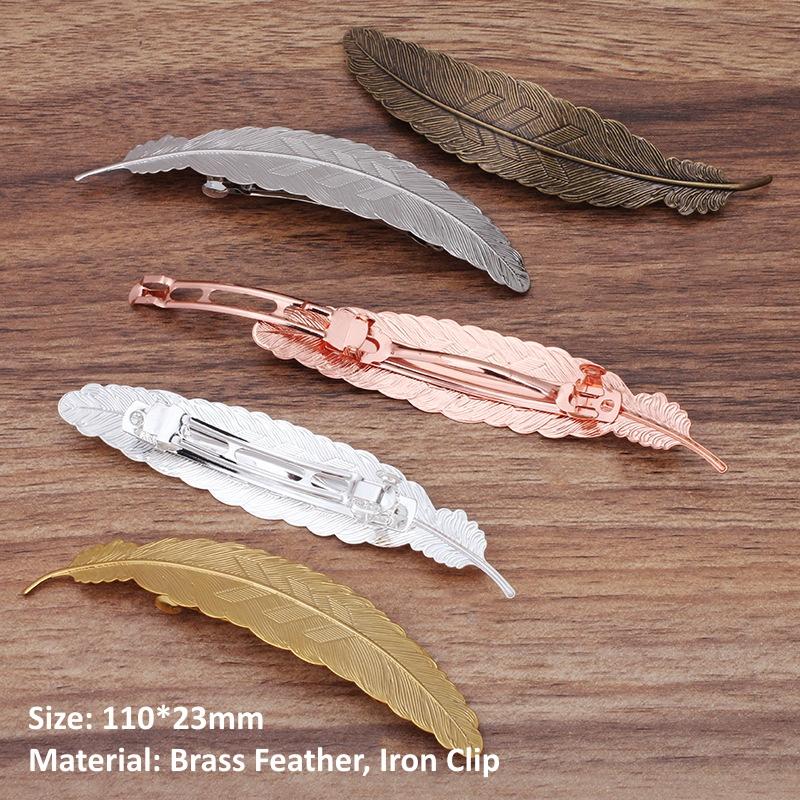 BoYuTe (10 Stück/Lot) Metall Messing Filigran Blume Haarnadel Basis Frauen Haarspangen Handgemachte Materialien