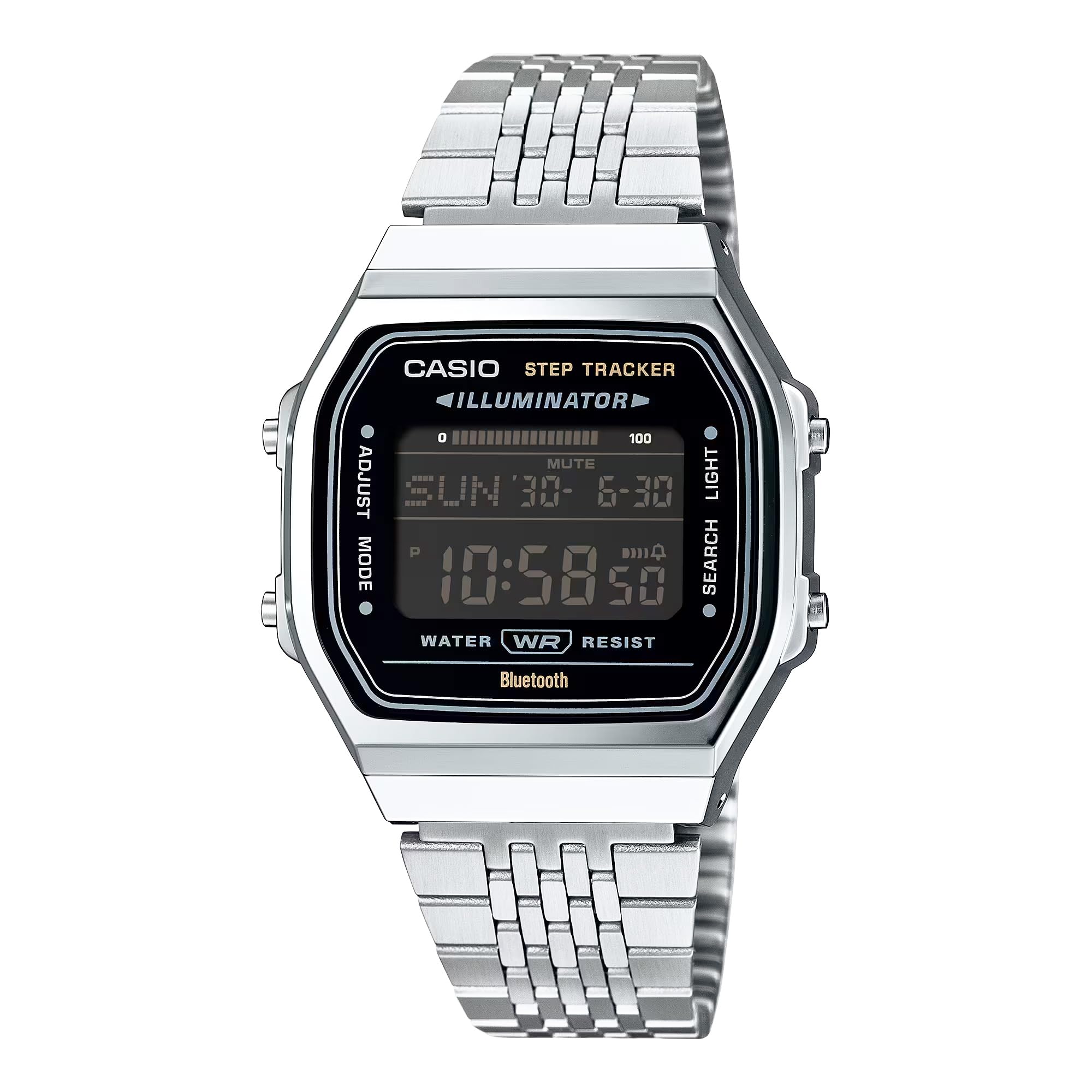 

Casio CASIO Bluetooth Mobile Link умные часы шагомер цифровые часы трекер шагов для мальчиков размер унисекс водонепроницаемые легкие часы репродукция дизайн