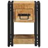 Nightstand Brown 30 x 30 x 40 cm Solid Mango Wood