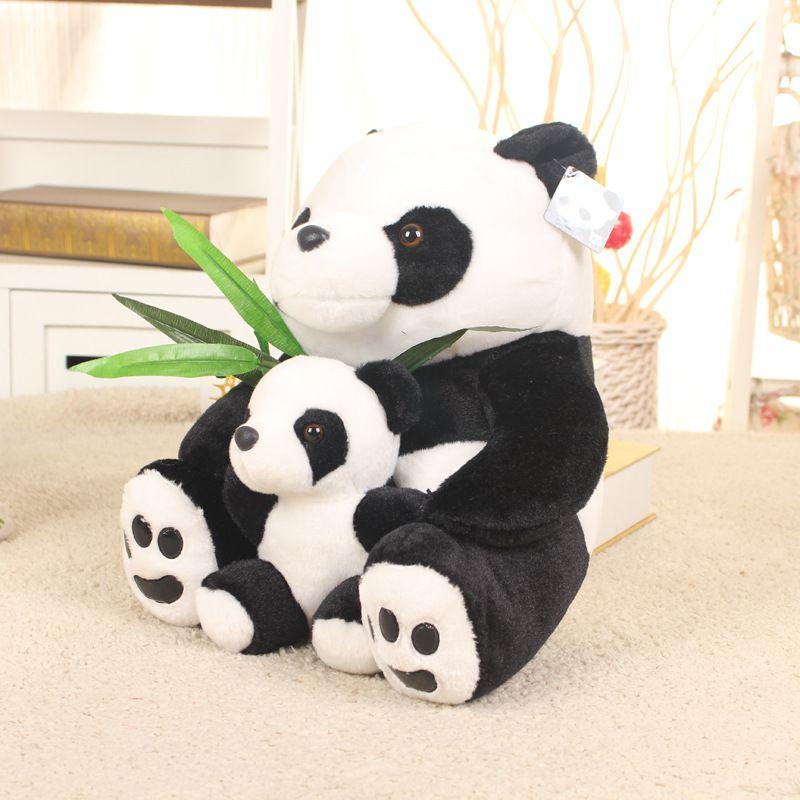 Panda Large 38cm Teddy Bear Cuddly Plush Stuffed Animal Soft Toy Kids Xmas Gift