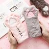 1 PCS Kawaii Cute Cartoon Cat Paw Pen Pencil Bag School Office Supplies Stationery Makeup Pouch Cosmetics Case