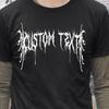 Custom Black Metal Font Shirt: Unisex Goth Tee