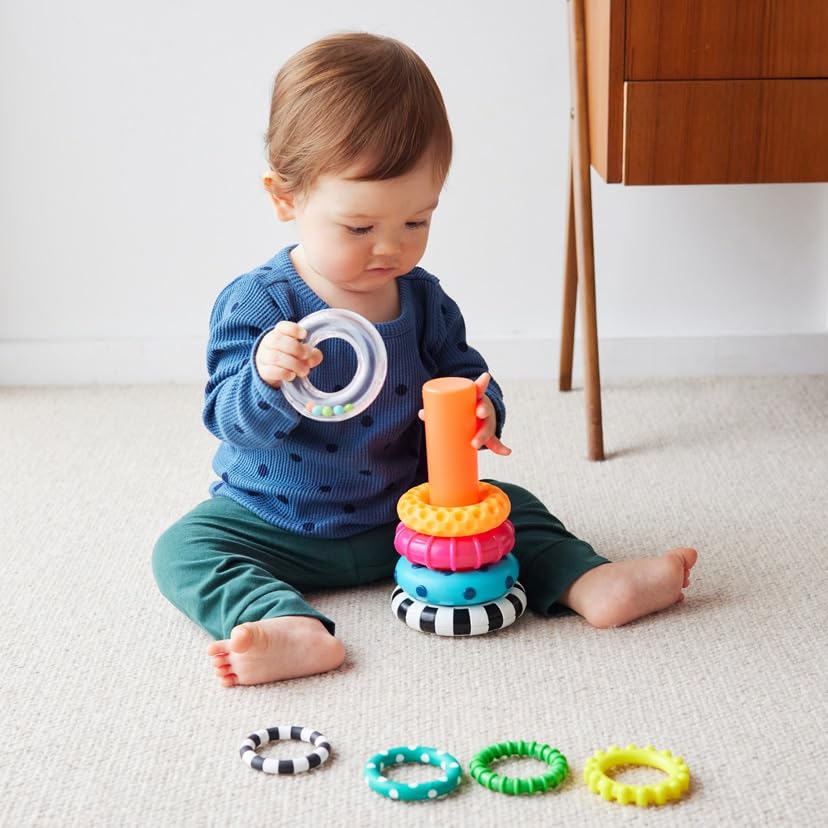 SASSY Stacking Ring Educational Shape Matching Toy for TYSA80758N Tower, Babies,
