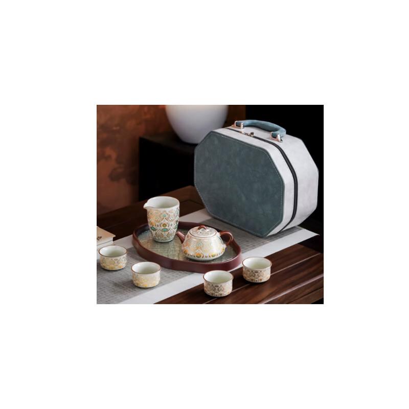 TAYOHYA Dunhuang Heritage Metal Tea Set Gift Box