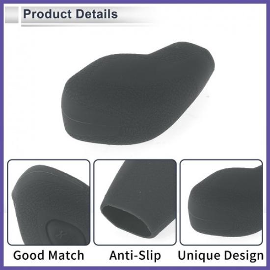 Car Automotive Gear Shift Knob Cover  Grey Silicone For Ford Focus 12-18