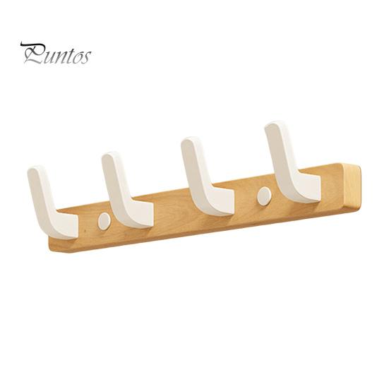 

Небольшая вешалка для одежды из орехового дерева с 5 крючками, прочная, несущая, простая в установке, настенная, прочная, деревянная вешалка для курток, крючок для полотенец M