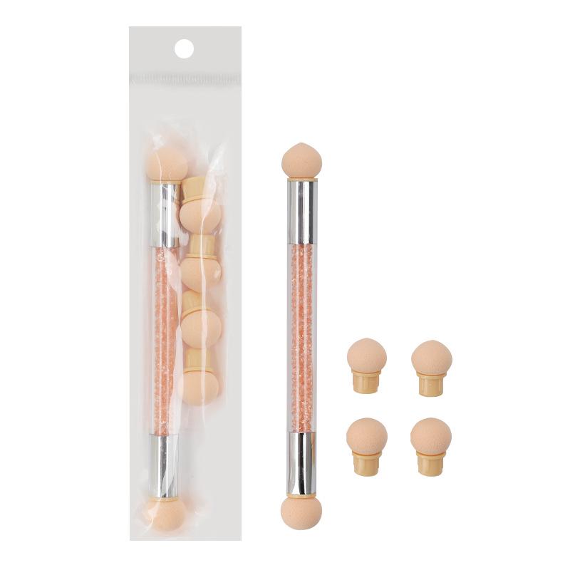 Double-Ended Gradient Sponge Nail Art Pen Set