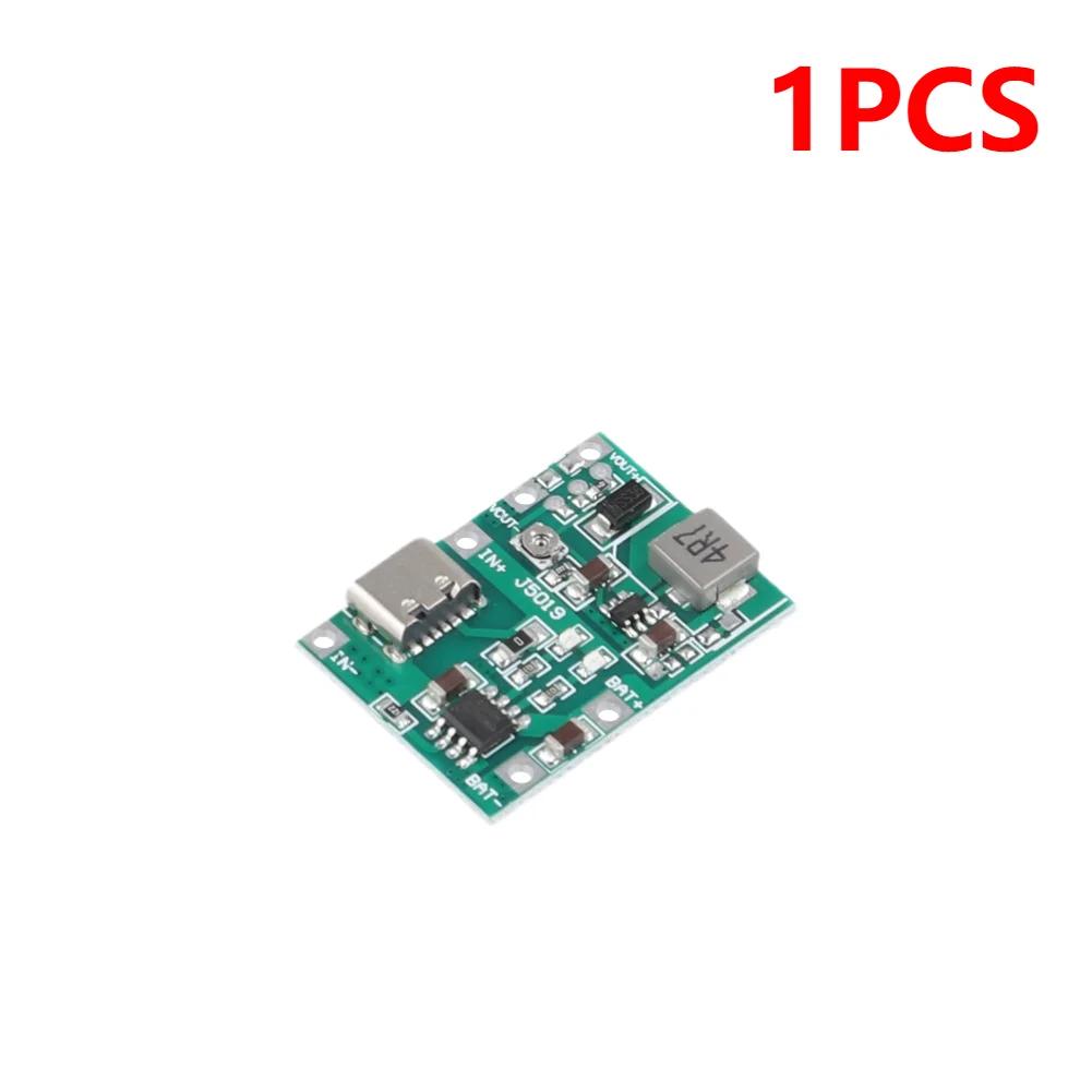 1-2PCS DC-DC Boost Module Type-C TP4056 Charger Discharge Power Board DC4.3-27V Charging Step Up Boost Module DIY Kit Parts