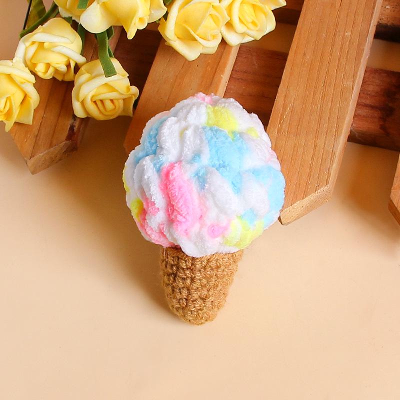 Charming Crochet Fruit Keychain: Persimmon & Strawberry Wool Pendants