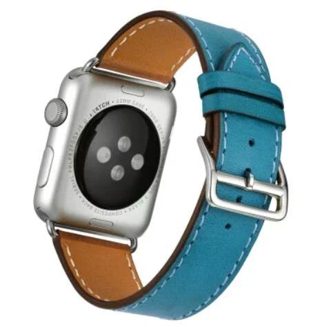 Leather Watch Straps for Apple Watch Band 44mm 49mm 45mm 42mm 40mm 41mm 38mm Sport Bracelet iWatch Series Ultra 9-8-7-6-5-4-3-SE