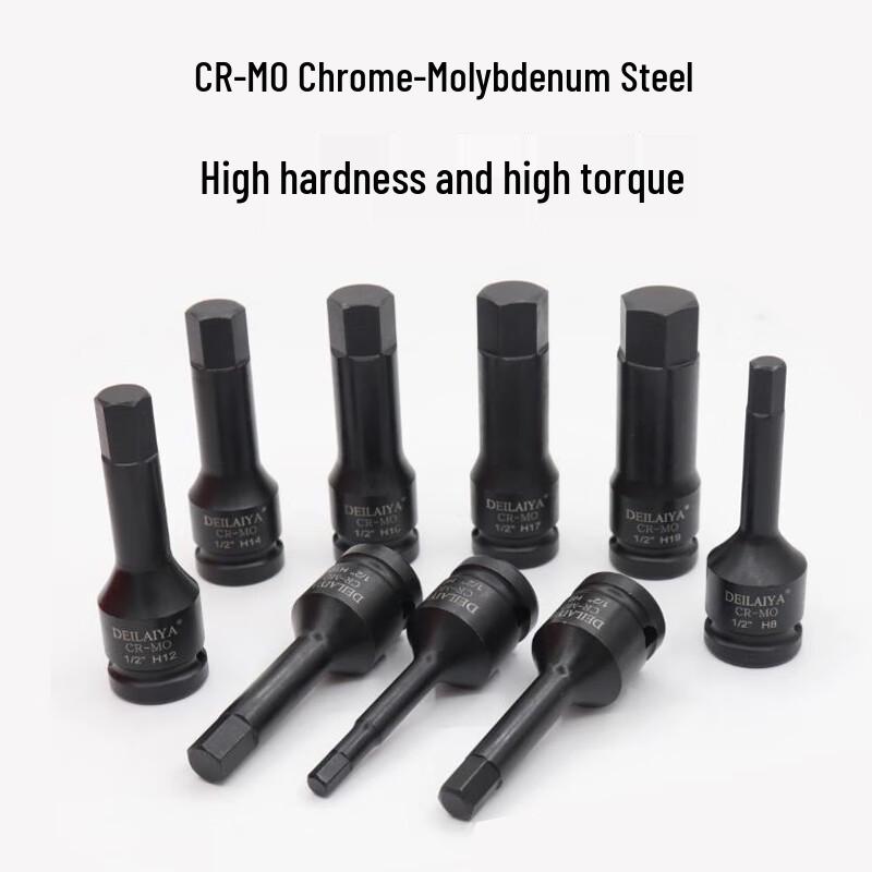 1/2-inch Drive Pneumatic Hex Bit Socket Set