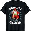 Camiseta Divertida de Papai Noel Sancho Papai Noel Mexicano de Natal