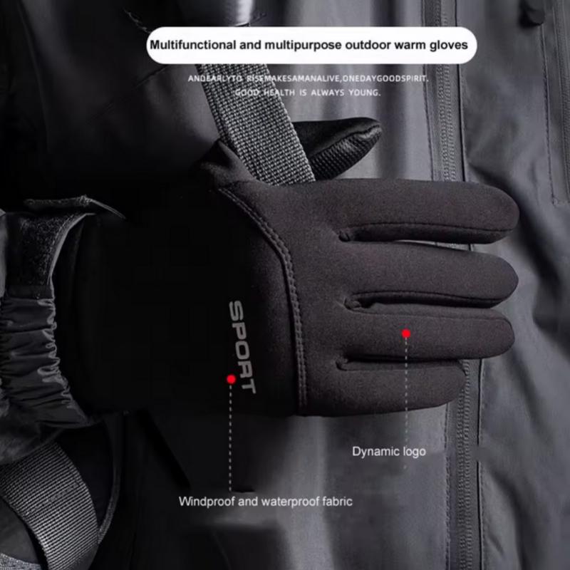 Winter Warm Cycling Waterproof Gloves Windproof Sports Fishing Touchscreen Driving Motorcycle Ski Non-slip Gloves