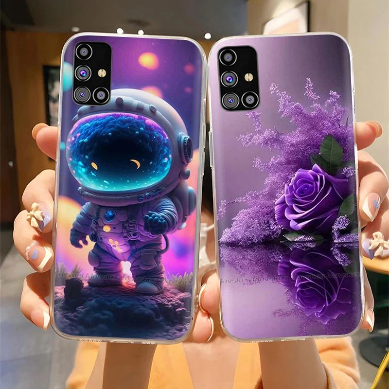 For Samsung Galaxy M51 Case SM-M515F Phone Case Creative Full Protection TPU Back Cover For Samsung M51 M 51 Soft Silicone Funda
