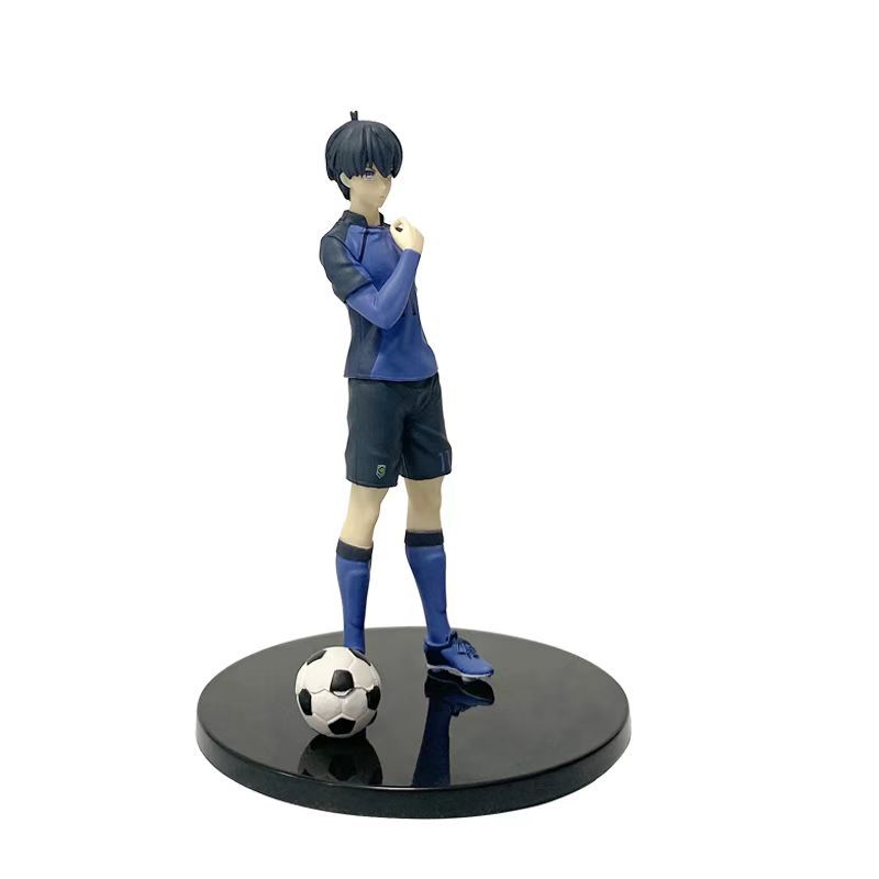Anime Blue Lock Chigiri Hyoma figurka Model Hračka Dárková kolekce Akční figurka PVC stojící fotbalová panenka