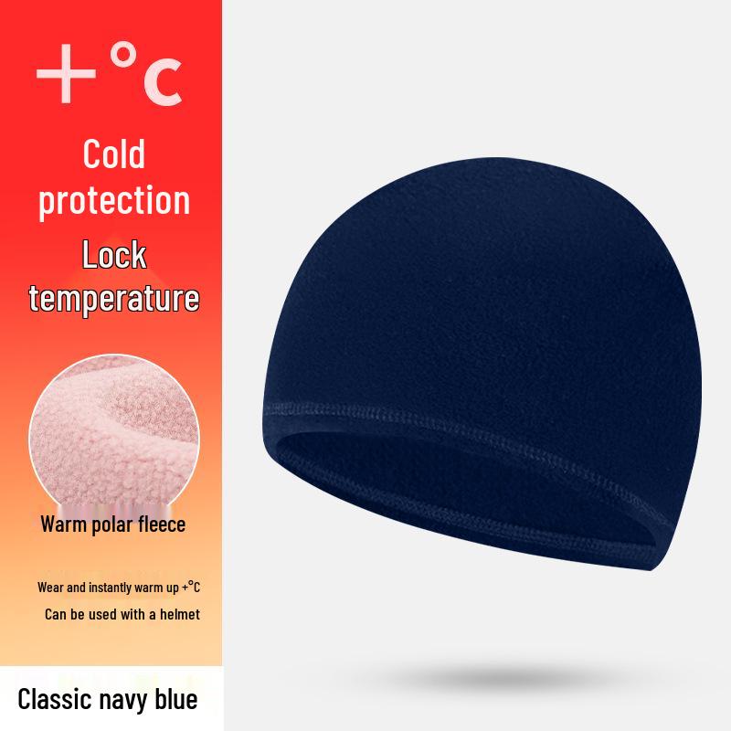 Thick Fleece Ear-Protective Winter Motorcycle Helmet Liner