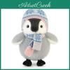 Portez Chapeau Foulard Jouet Peluche Pingouin Doux Ours en Peluche Pour Enfants Cadeau pour l'Heure du Coucher