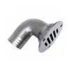 Marine Hardware 316 Stainless Steel 32MM/38MM Doats Floor Deck Cockpit Drain Scupper One-piece Curved Floor Drain