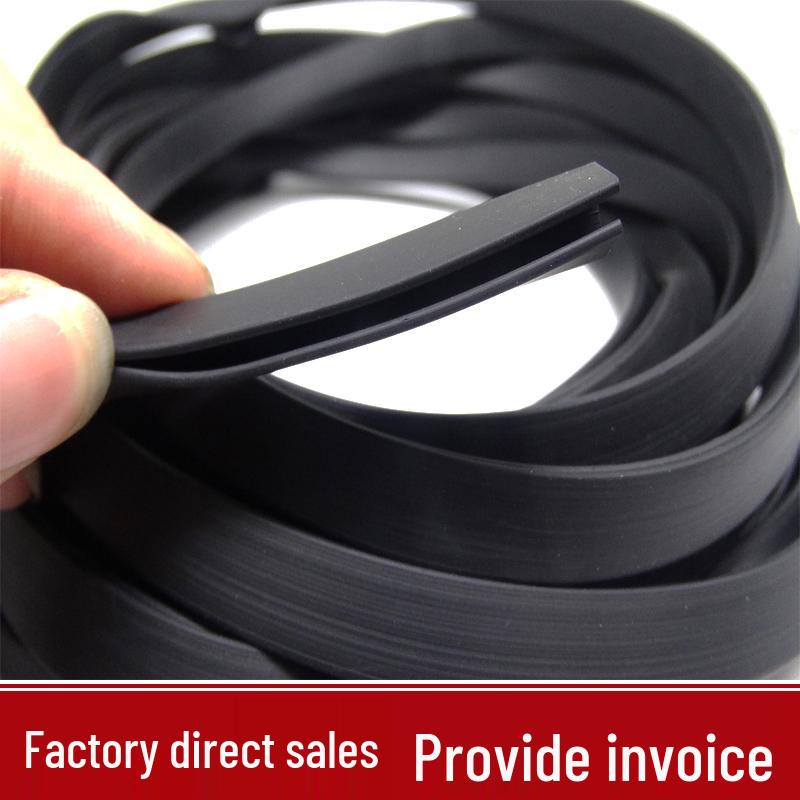 U-Shaped Rubber Anti-Collision Edge Seal Strip for Glass and Steel Plates