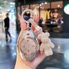 Suitable For Xpeng P7 Keycase G6 G9 P5 P7I X9 G3 Keycover Key Shell Keychain Cute Bear Keychain Sparkling Car Key Case