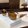 Geometric Square Sunglasses With Green Lenses And Metal Frame For Fashionable Outdoors