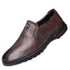Men's shoes soft sole leather surface Doudou shoes four seasons one pedal business driving shoes casual leather shoes