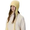 New solid color knitted ear cap twist braids men's and women's autumn and winter windproof warm pullover wool hat